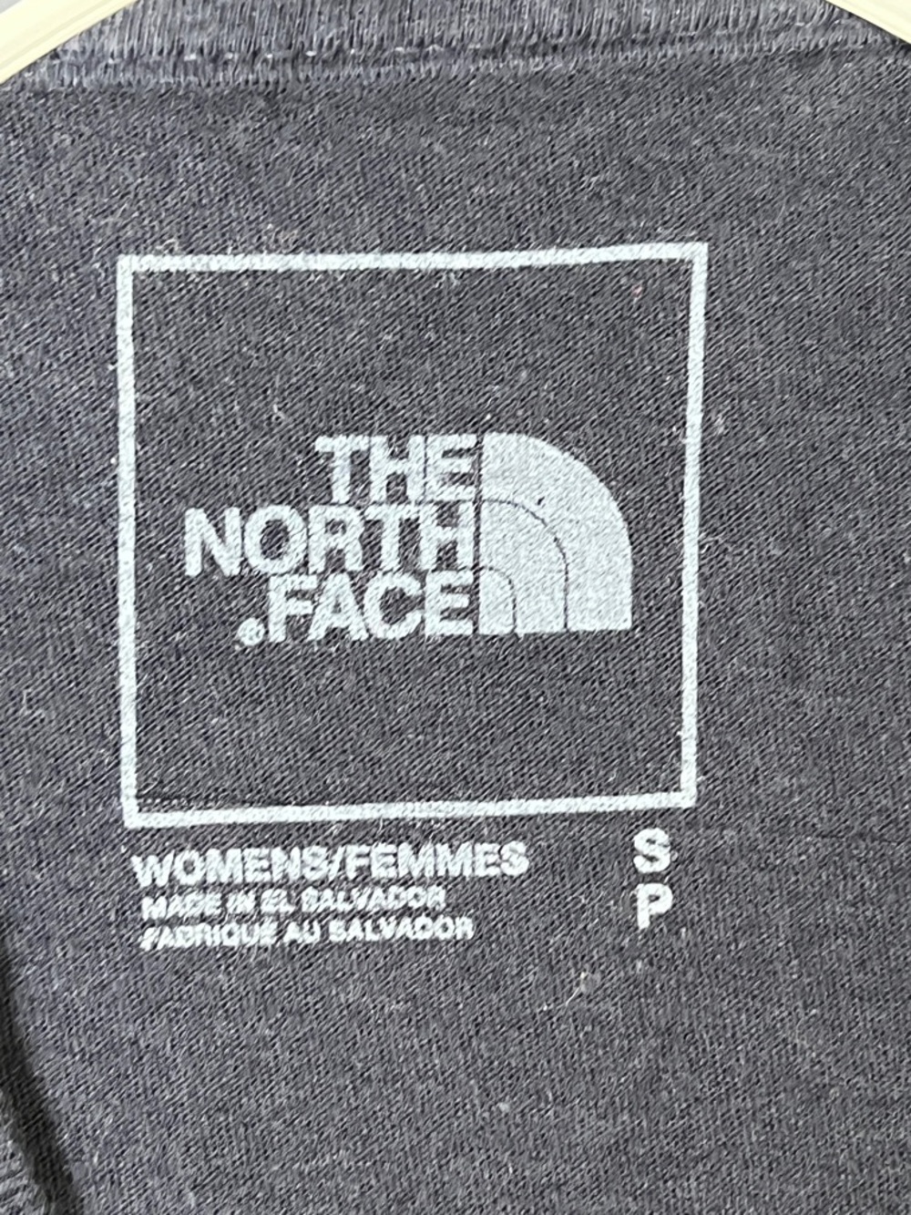 The North Face Navy Long Sleeve Logo Shirt with White Graphic - Picture 5 of 7